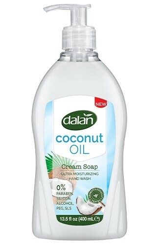 Šķidrās krēmziepes DALAN CREAM Coconut Oil, 400ml