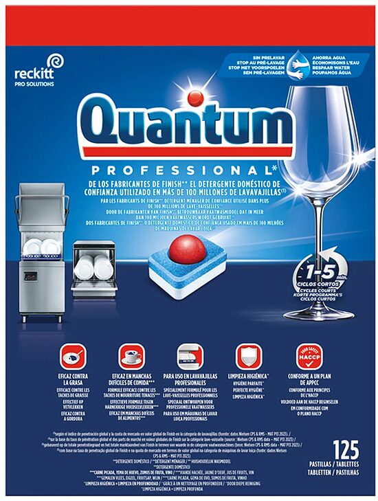Tabletes trauku mazgāšanai FINISH Quantum, 125gab