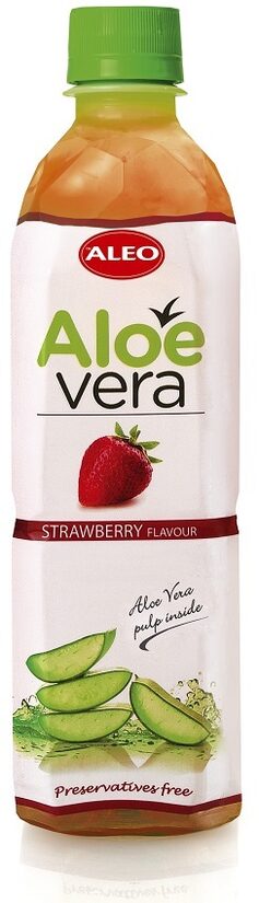 Dzēriens ALEO Aloe Vera ar zemeņu garšu, PET, 1.5l(DEP)
