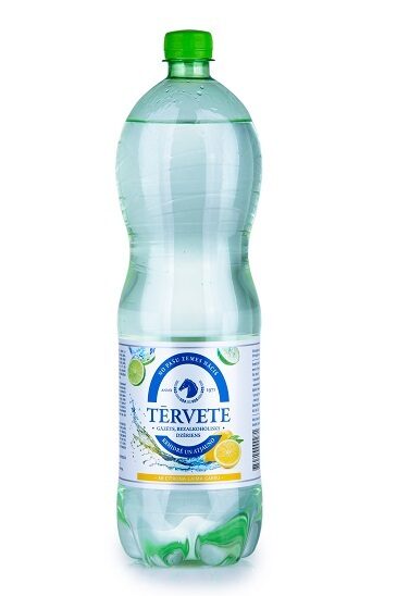 Bezalkoholisks dzēriens TĒRVETE ar citrona-laima garšu, gāzēts, 1.5l(DEP)