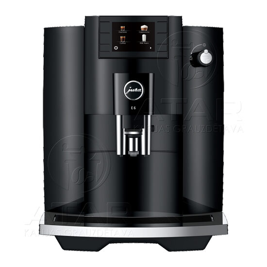 Jura E6 Piano Black (EC) kafijas automāts