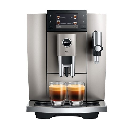 JURA E8 Midnight Silver (ED) kafijas automāts