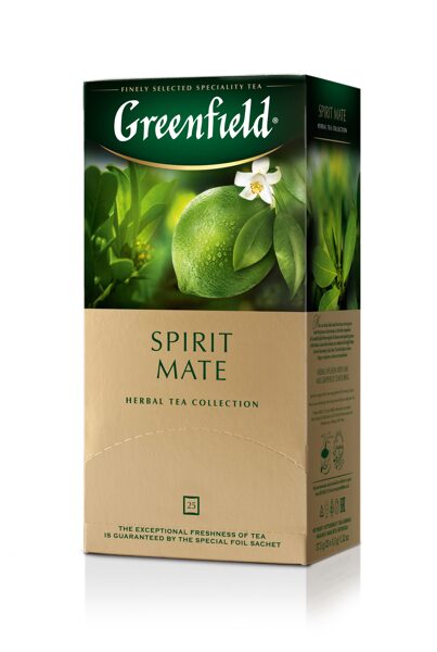 GREENFIELD "Spirit Mate" zaļā tēja  25x1,5g