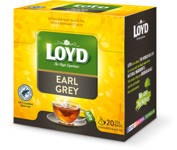 Loyd Earl Gray melnā tēja 20x2g