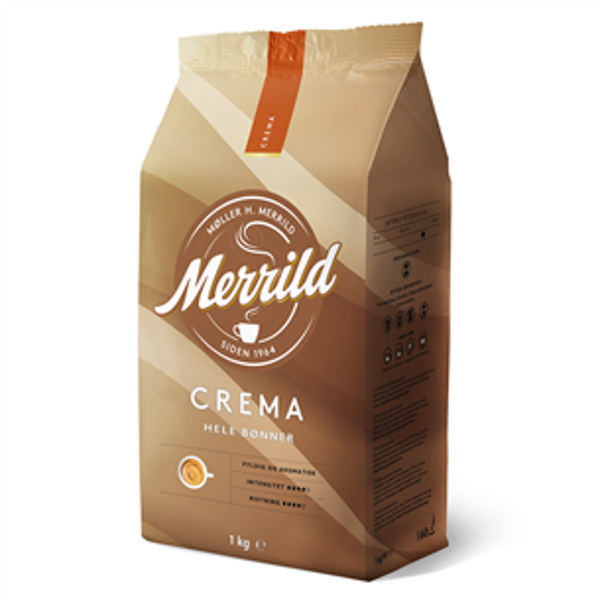 Kafijas pupiņas Merrild  Crema  1kg