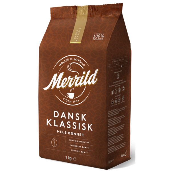 Kafijas pupiņas Merrild  Dansk Klassisk  1kg