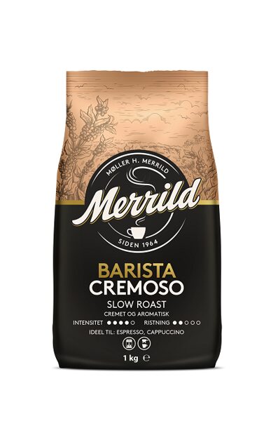 Kafijas pupiņas Merrild Barista Cremoso, 1kg