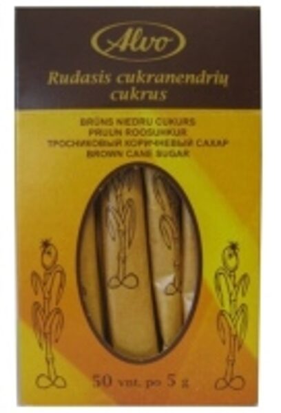 Cukurs brūnais ALVO, 50x5g