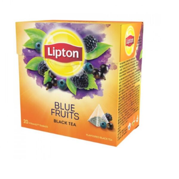 Augļu tēja LIPTON Blue Fruit, piramīdas, 20gab