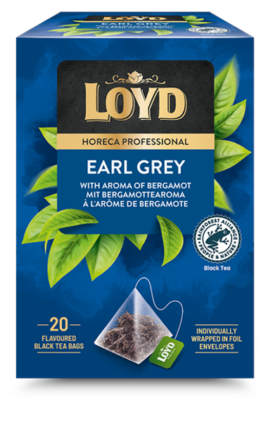 Melnā Earl Grey tēja LOYD Pyramids FS, 20x2g