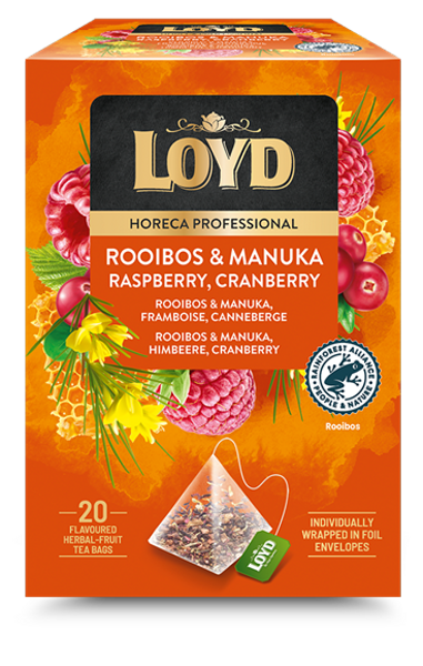 ROOIBOS&MANUKA tēja LOYD Pyramids FS, 20x1.7g