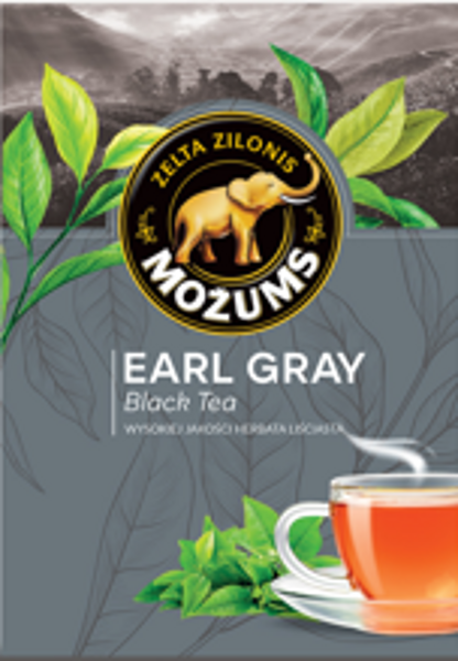 Melnā tēja MOŽUMS Earl Grey, beramā, 80 g