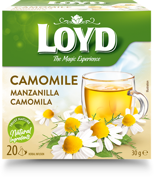 Kumelīšu tēja LOYD Pyramids HERBAL 20 x 1,5 g