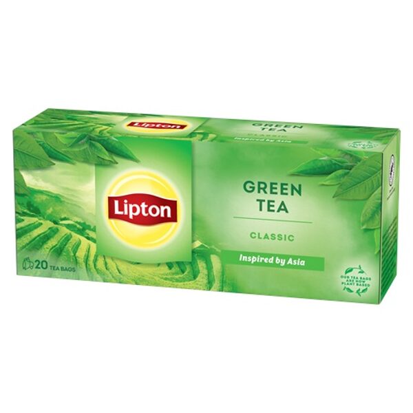 Zaļā tēja LIPTON Classic, 20gab