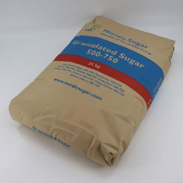 Cukurs baltais (cukurbiešu) Nordic Sugar, 25kg