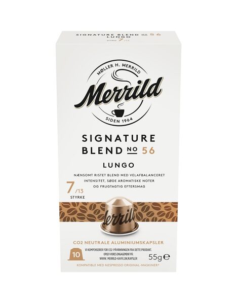 Kafijas kapsulas Merrild NCC Signature blend no.56, 10 gab, 55g