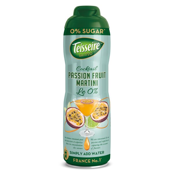 Sīrups TEISSEIRE Passion Fruit Martini, bez cukura, 0.6l