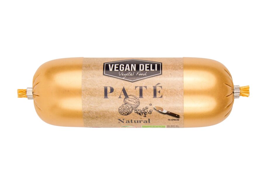 Bioloģiskā vegānu pastēte VEGAN DELI Pate Natural, 150g