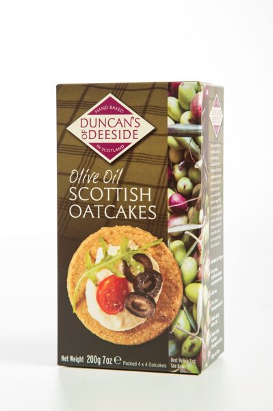 Auzu cepumi DUNCAN'S DEESIDE ar olīveļļu, 200g