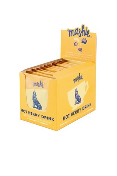 Karstais dzēriens MASHIE Balto jāņogu, ingvera, 15x40ml