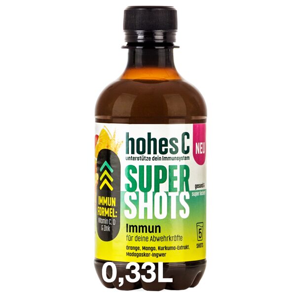 Sula HOHES C Multiaugļu ar D vitamīnu un cinku Immun, PET, 0.33l (DEP)