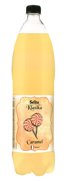 Gāzēts atspirdzinošs dzēriens Selita Klasika ar karameļu g., ar cukuriem un saldin. PET, 1,5l (DEP)
