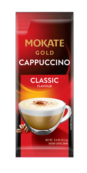 1x Kapučīno dzēriens MOKATE GOLD Klasiskais  12.5g x 8