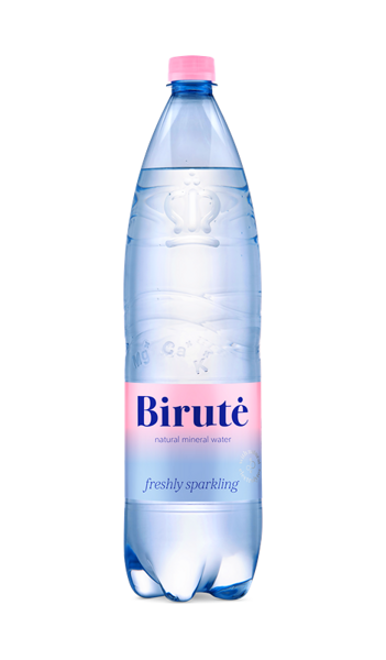 Naturāls minerālūdens Birute, gāzēts, 1,5l (DEP)