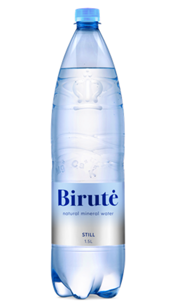 Naturāls minerālūdens Birute, negāzēts, 1,5l (DEP)