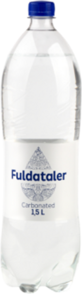 Galda ūdens FULDATALER gāzēts, PET, 1.5l (DEP)