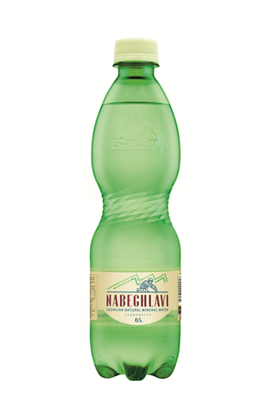 Gāzēts dabīgais minerālūdens NABEGHLAVI 0,5 L PET (DEP)
