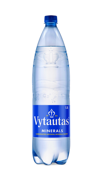 Naturāls minerālūdens Vytautas gāzēts, 1,5l PET (DEP)