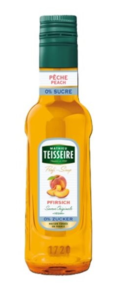 Sīrups TEISSEIRE Persiku, ar saldinātājiem, 0.25l (DEP)